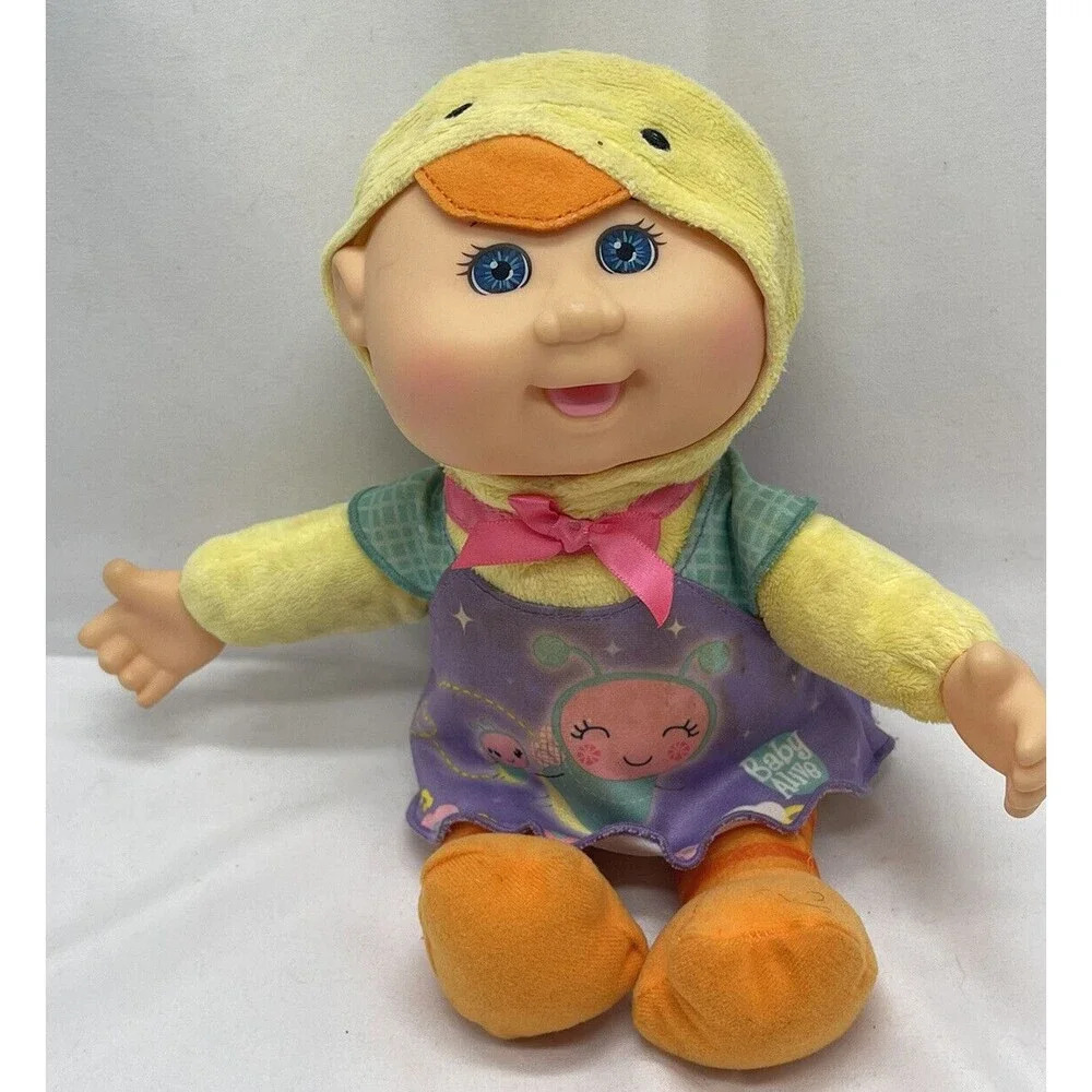 Cabbage Patch Kids Cuties Barnyard Friends Waddles Duck Brown Plush Doll 9" Toy